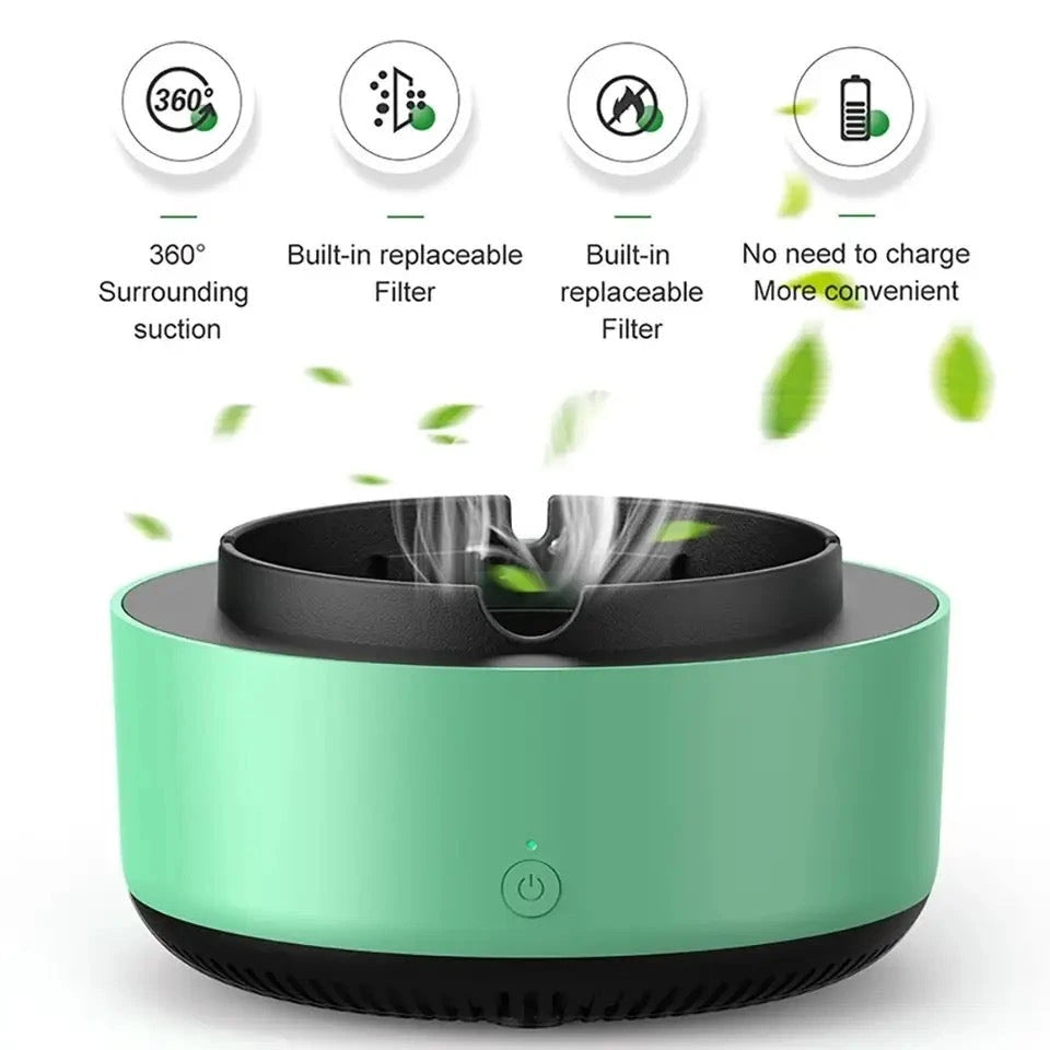 Cigarette Smoke & Odor Eliminator Ashtray